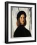 Portrait of Young Man with Lamp-Lorenzo Lotto-Framed Giclee Print