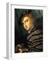 Portrait of Young Man-Lorenzo Lotto-Framed Giclee Print