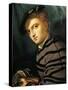 Portrait of Young Man-Lorenzo Lotto-Stretched Canvas