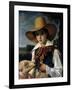 Portrait of Young Marius Peptipa, C.1837-Jean Godechart-Framed Giclee Print