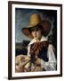 Portrait of Young Marius Peptipa, C.1837-Jean Godechart-Framed Giclee Print