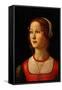 Portrait of Young Woman, 1485-Domenico Ghirlandaio-Framed Stretched Canvas