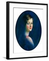 "Portrait of Young Woman,"March 8, 1930-William Haskell Coffin-Framed Giclee Print