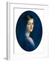 "Portrait of Young Woman,"March 8, 1930-William Haskell Coffin-Framed Giclee Print