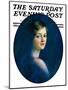 "Portrait of Young Woman," Saturday Evening Post Cover, March 8, 1930-William Haskell Coffin-Mounted Giclee Print