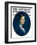 "Portrait of Young Woman," Saturday Evening Post Cover, March 8, 1930-William Haskell Coffin-Framed Giclee Print