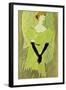 Portrait of Yvette Guilbert-Henri de Toulouse-Lautrec-Framed Giclee Print