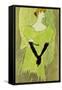 Portrait of Yvette Guilbert-Henri de Toulouse-Lautrec-Framed Stretched Canvas