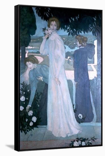 Portrait of Yvonne Lerolle, 1897-Maurice Denis-Framed Stretched Canvas