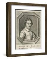 Portrait of Zacharias Jansen, 1655-Jacob Van Meurs-Framed Giclee Print