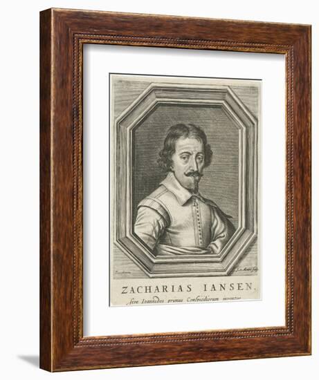 Portrait of Zacharias Jansen, 1655-Jacob Van Meurs-Framed Giclee Print