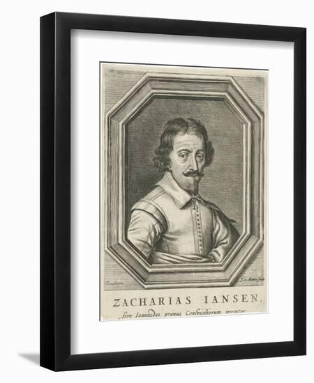 Portrait of Zacharias Jansen, 1655-Jacob Van Meurs-Framed Giclee Print
