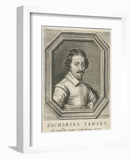 Portrait of Zacharias Jansen, 1655-Jacob Van Meurs-Framed Giclee Print