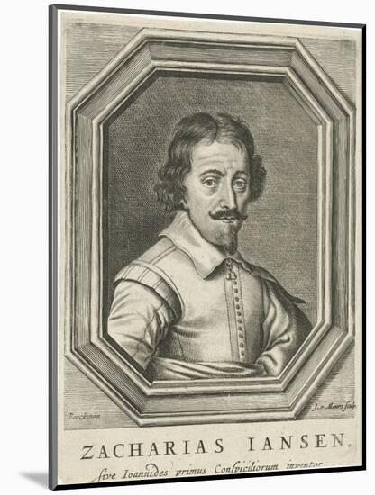 Portrait of Zacharias Jansen, 1655-Jacob Van Meurs-Mounted Giclee Print