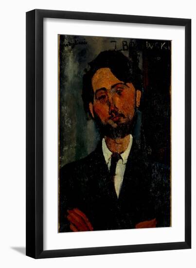 Portrait of Zborowski, 1916-Amedeo Modigliani-Framed Giclee Print