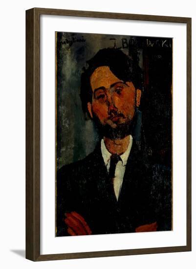 Portrait of Zborowski, 1916-Amedeo Modigliani-Framed Giclee Print