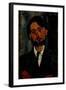 Portrait of Zborowski, 1916-Amedeo Modigliani-Framed Giclee Print