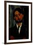 Portrait of Zborowski, 1916-Amedeo Modigliani-Framed Giclee Print