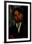 Portrait of Zborowski, 1916-Amedeo Modigliani-Framed Giclee Print