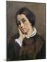 Portrait of Zelie Courbet 1846-Gustave Courbet-Mounted Giclee Print