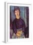 Portrait of Zofe-Amedeo Modigliani-Framed Art Print