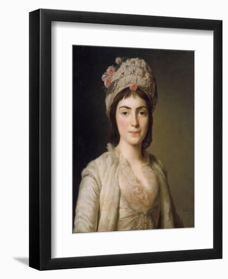 Portrait of Zoie Ghica, the Princess of Moldavia, 1777-Alexander Roslin-Framed Giclee Print