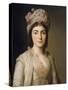 Portrait of Zoie Ghica, the Princess of Moldavia, 1777-Alexander Roslin-Stretched Canvas