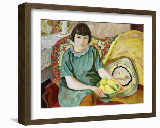 Portrait of Zoum Van Den Eeckhoudt, 1915-Roger Eliot Fry-Framed Giclee Print