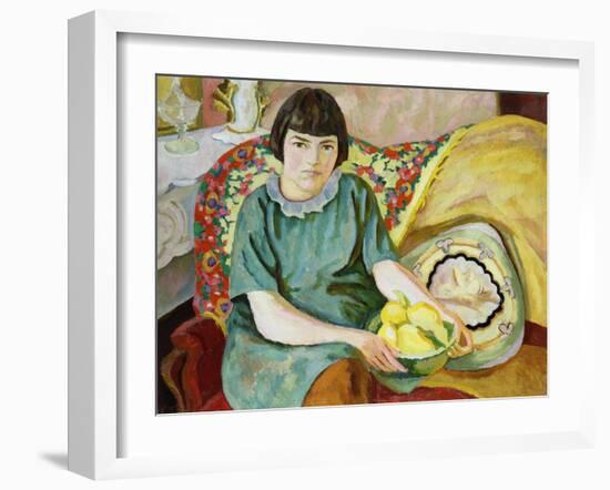 Portrait of Zoum Van Den Eeckhoudt, 1915-Roger Eliot Fry-Framed Giclee Print