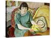 Portrait of Zoum Van den Eeckhoudt-Roger Fry-Stretched Canvas