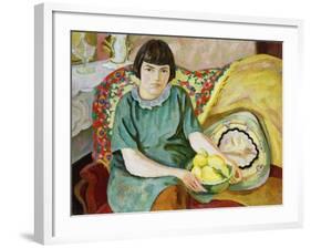 Portrait of Zoum Van den Eeckhoudt-Roger Fry-Framed Giclee Print