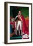 Portrait painting of King William I of the Netherlands.-Vernon Lewis Gallery-Framed Art Print