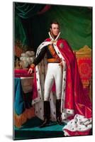 Portrait painting of King William I of the Netherlands.-Vernon Lewis Gallery-Mounted Art Print