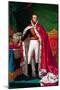 Portrait painting of King William I of the Netherlands.-Vernon Lewis Gallery-Mounted Art Print