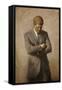 Portrait Painting of President John Fitzgerald Kennedy-Stocktrek Images-Framed Stretched Canvas