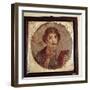 Portrait painting of Sappho, Pompeii, Italy. Artist: Unknown-Unknown-Framed Giclee Print