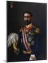 Portrait Painting of the Count of Montalbo in Uniform by Alfred De Dekez-Stefano Bianchetti-Mounted Giclee Print