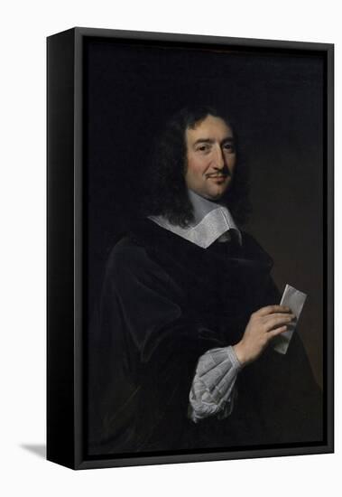 Portrait Philippe De Champaigne-Jean Baptiste Colbert-Framed Stretched Canvas