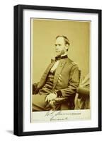 Portrait Photograph of William Tecumseh Sherman-Mathew Brady-Framed Photographic Print