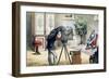 Portrait Photographer's Studio, C1880-null-Framed Giclee Print