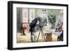 Portrait Photographer's Studio, C1880-null-Framed Giclee Print