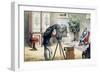 Portrait Photographer's Studio, C1880-null-Framed Giclee Print