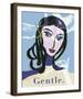 Portrait Poise - Gentle-Strawberry Field-Framed Giclee Print