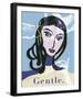 Portrait Poise - Gentle-Strawberry Field-Framed Giclee Print