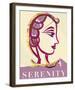 Portrait Poise - Serenity-Strawberry Field-Framed Giclee Print