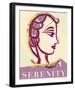 Portrait Poise - Serenity-Strawberry Field-Framed Giclee Print