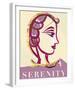 Portrait Poise - Serenity-Strawberry Field-Framed Giclee Print