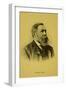 Portrait Postcard of Friedrich Engels, Printed by Glass Und Tuscher, 1919-null-Framed Giclee Print