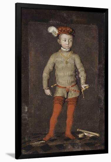 Portrait présumé d'Henri IV enfant-null-Framed Giclee Print