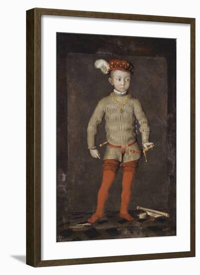 Portrait présumé d'Henri IV enfant-null-Framed Giclee Print